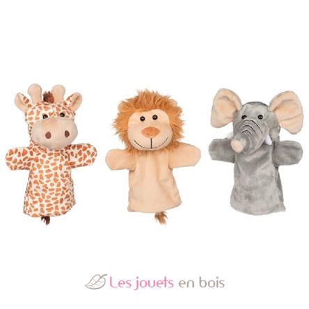 Wild Animals Hand Puppets GK15354 Goki 1