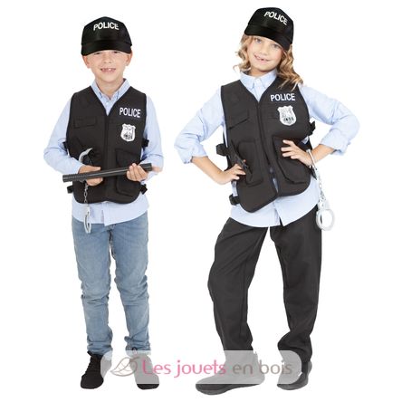 Police officer child costume 5-8 years R159899 Rubies 1