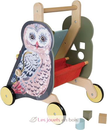 Wildwoods Owl Push-Cart MT162560 Manhattan Toy 3