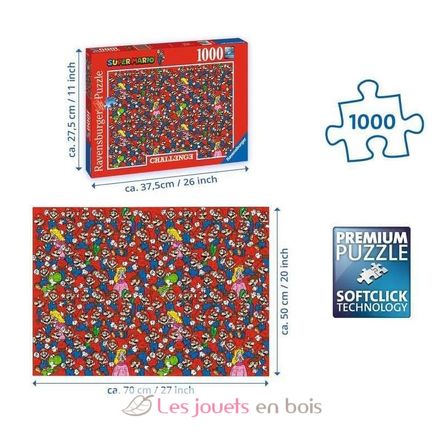 Super Mario Challenge Puzzle 1000 Pcs RAV-16525 Ravensburger 5