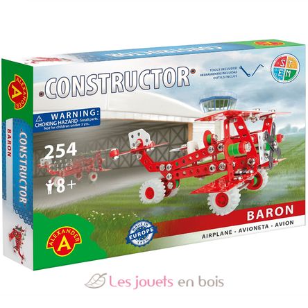 Constructor Baron - Retro Plane AT-1655 Alexander Toys 2