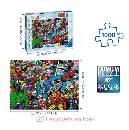 Marvel Challenge Puzzle 1000 Pcs RAV-16562 Ravensburger 3