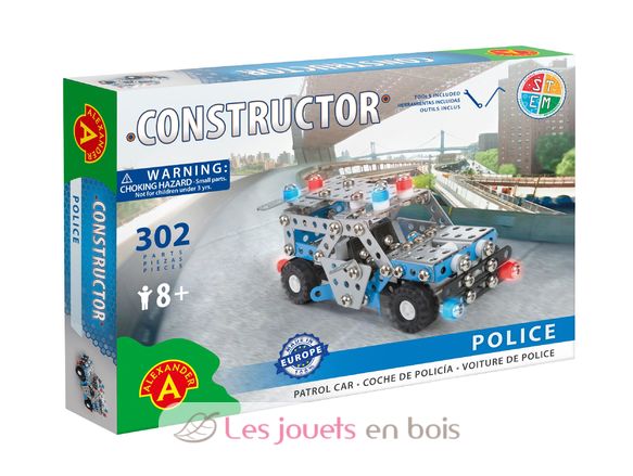 Constructor Police Patrol Car AT-1657 Alexander Toys 1