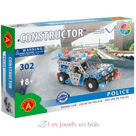Constructor Police Patrol Car AT-1657 Alexander Toys 2
