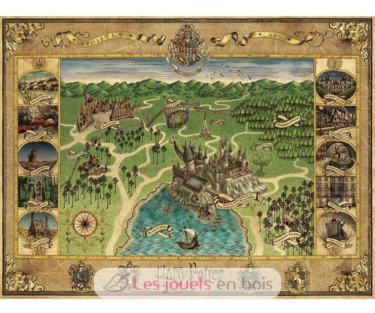 Puzzle Hogwarts Map 1500 pcs RAV165995 Ravensburger 2