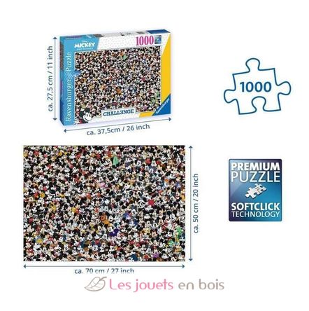 Mickey Mouse Challenge Puzzle 1000 Pcs RAV-16744 Ravensburger 3