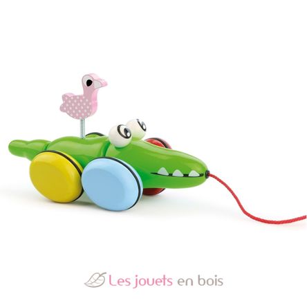 Crococo pull along toy V1705 Vilac 1
