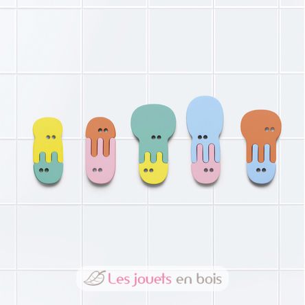 Bath puzzle - Jellyfish QU-171003 Quut 3