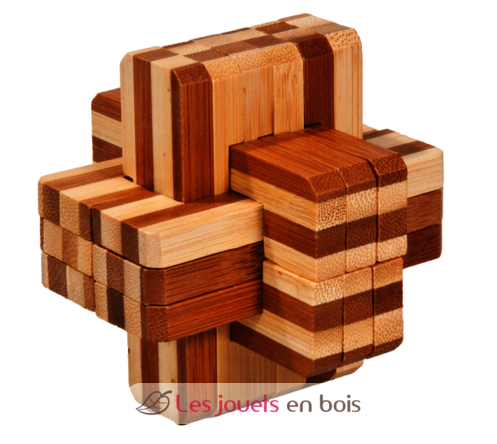 Bamboo puzzle "Block-cross" RG-17156 Fridolin 1