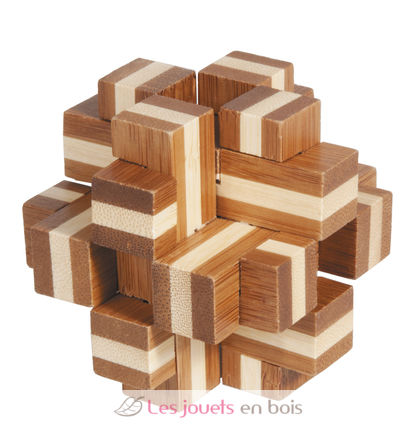 Bamboo puzzle "Cube cross" RG-17164 Fridolin 1