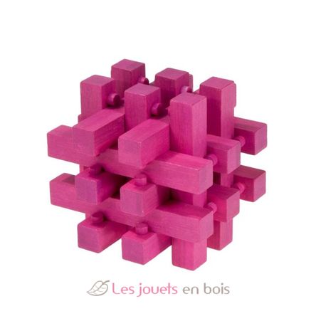Bamboo puzzle "Pink building" RG-17183 Fridolin 1