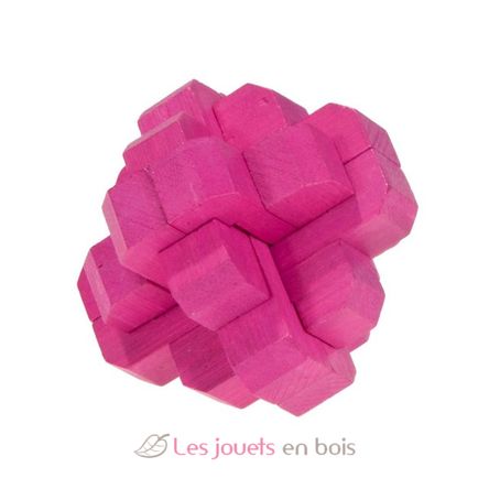 Bamboo puzzle "Knot round pink" RG-17187 Fridolin 1