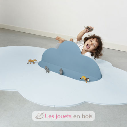 Large Dusty Blue Cloud Playmat QU172161 Quut 8