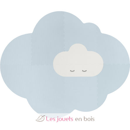 Large Dusty Blue Cloud Playmat QU172161 Quut 1