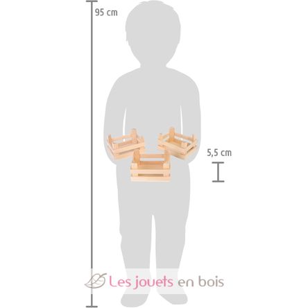 3 wooden boxes set LE-1808 Small foot company 4