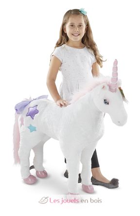 Unicorn Jumbo Stuffed Animal Melissa and Doug 18801