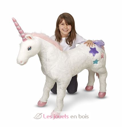 Unicorn Jumbo Stuffed Animal MD18801 Melissa & Doug 5