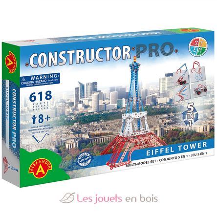 Constructor Pro - Eiffel Tower 5 en 1 AT-1907 Alexander Toys 3