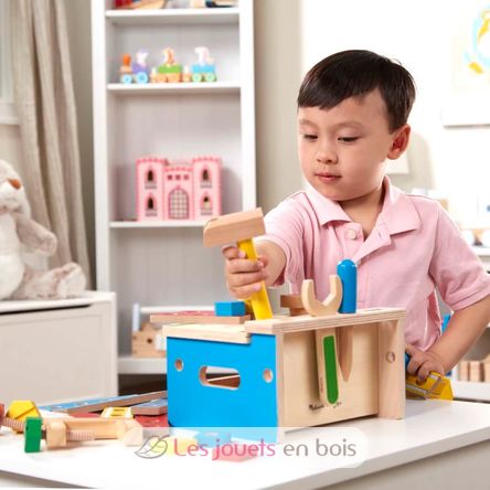 Hammer & Saw Tool Bench MD-19386 Melissa & Doug 8