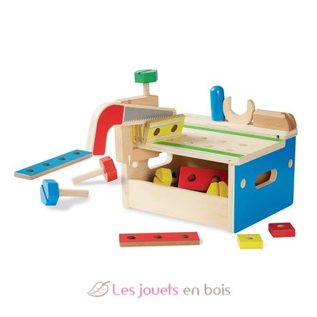 Hammer & Saw Tool Bench MD-19386 Melissa & Doug 3