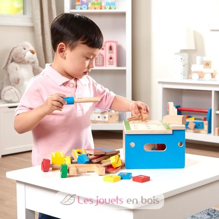 Hammer & Saw Tool Bench MD-19386 Melissa & Doug 9