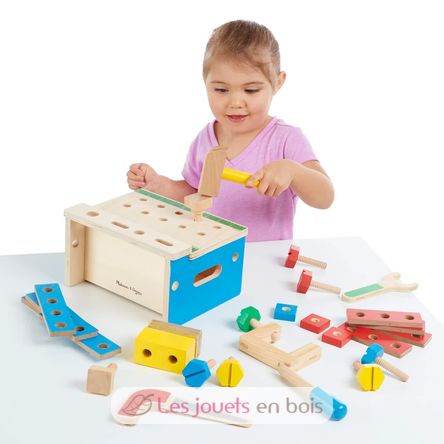 Hammer & Saw Tool Bench MD-19386 Melissa & Doug 7