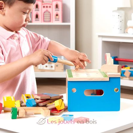 Hammer & Saw Tool Bench MD-19386 Melissa & Doug 11