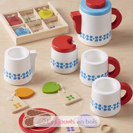 Wooden steep & serve Tea Set MD-19843 Melissa & Doug 3