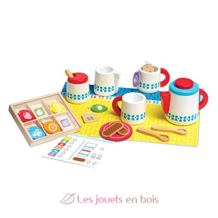 Wooden steep & serve Tea Set MD-19843 Melissa & Doug 1