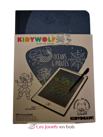 Kidydraw-Mini Tracing book - Oceans and Pirates KW-KIDYDRAWMINI-OPI Kidywolf 9