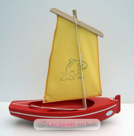 Wooden sailing Boat 26cm TI 204 CR VJ-3068 Tirot 2