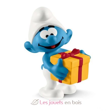 Smurf with present SC20816 Schleich 1