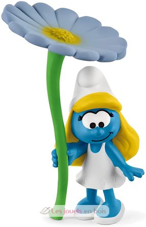 Smurfette with flower SC-20828 Schleich 1