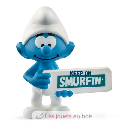 Smurf Figurine with Smurfin’ Panel SC-20843 Schleich 1