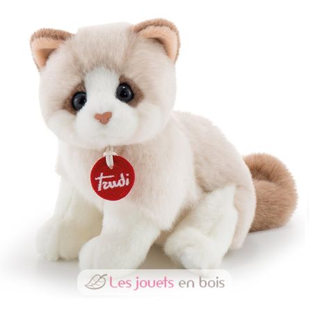 White and beige cat plush 20 cm TRU-20872 Trudi 1