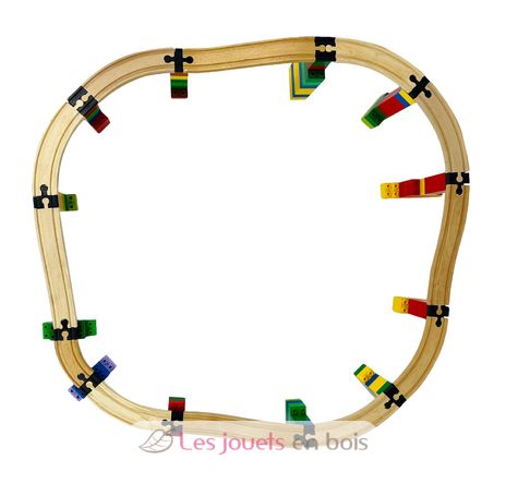 Builder Set Small - 12 Track Connectors Toy2-21001 Toy2 5