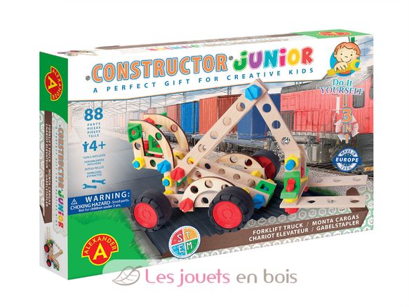 Constructor Junior 3x1 - Forklift Truck AT-2159 Alexander Toys 1