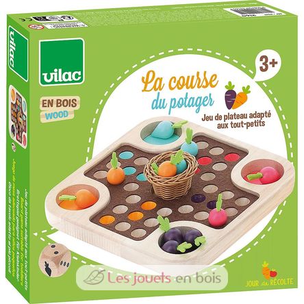 Ludo game with vegetable garden V2160 Vilac 6