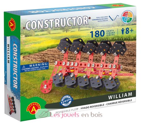 Constructor William - Reversible Plow AT-2171 Alexander Toys 2