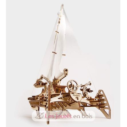 Trimaran Merihobus mechanical model kit U-70059 Ugears 2