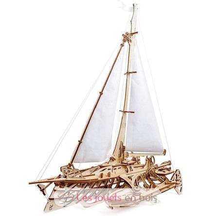 Trimaran Merihobus mechanical model kit U-70059 Ugears 1