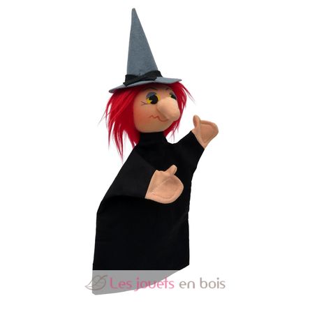 Black witch hand puppet MU-22163A Moravská ústredna Brno 3