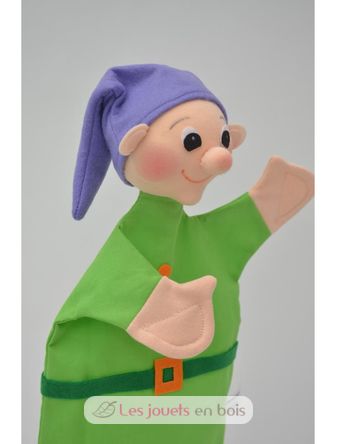 Dwarf green hand puppet MU-22175C Moravská ústredna Brno 2