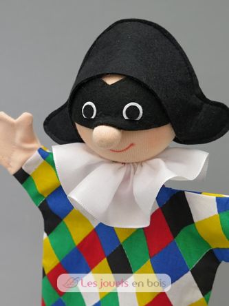 Harlequin hand puppet MU-22224B Moravská ústredna Brno 2