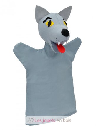 Wolf Hand Puppet in dress 2 in 1 MU22397D Moravská ústredna Brno 3