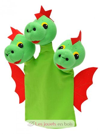 Three-headed Dragon hand puppet MU-22464B Moravská ústredna Brno 1