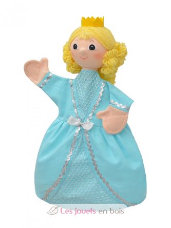 Princess Adelka turquois hand puppet MU-22534A Moravská ústredna Brno 1