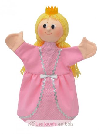 Princess Adelka pink hand puppet MU-22534B Moravská ústredna Brno 1