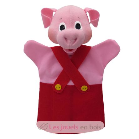 Pig red Hand Puppet MU-22653B Moravská ústredna Brno 1