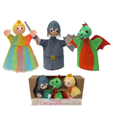 Set 3 Hand Puppets Dragon MU-22782F Moravská ústredna Brno 3